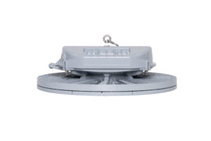 Dialight high output high bay LED lighting fixture. Contractor friendly and low profile.